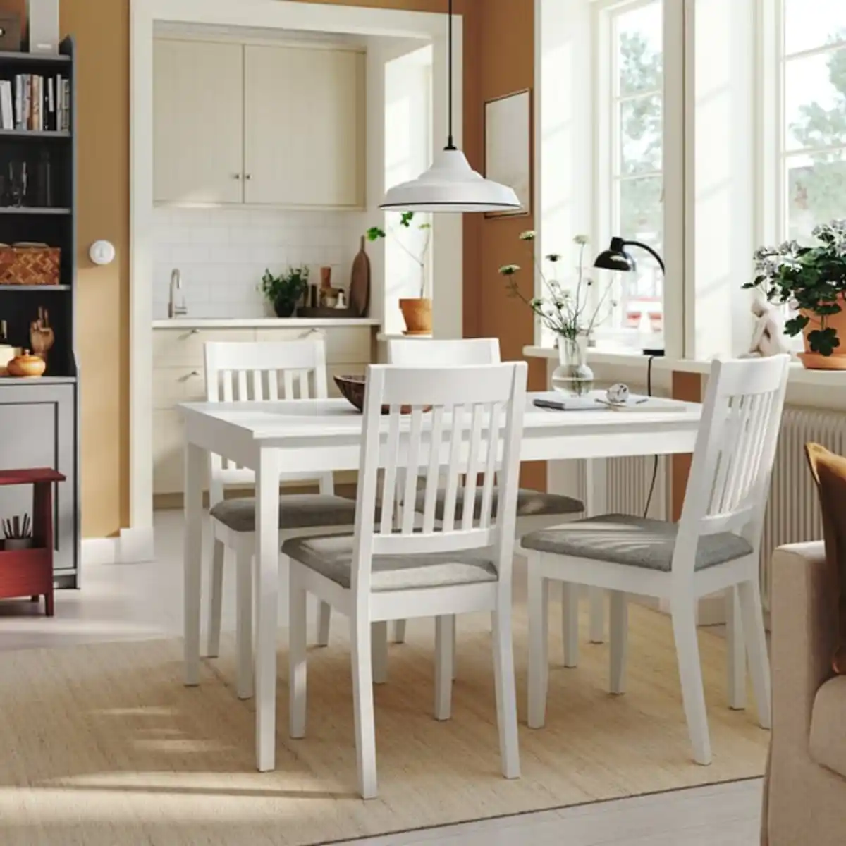 Bild 3 von NÄSINGE Tisch, weiß, 130x80 cm