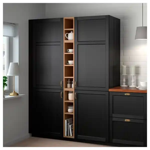 Bild 2 von VADHOLMA Regal, braun/Esche geb., 20x37x80 cm