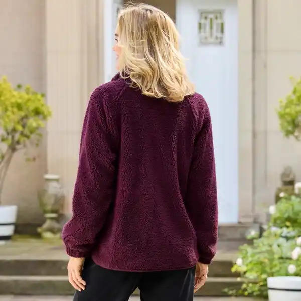 Bild 4 von Damen-Teddy-Jacke mit Brusttasche