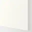 Bild 2 von METOD Wandeckschrank mit Regalböden, weiß/Vallstena weiß, 68x60 cm