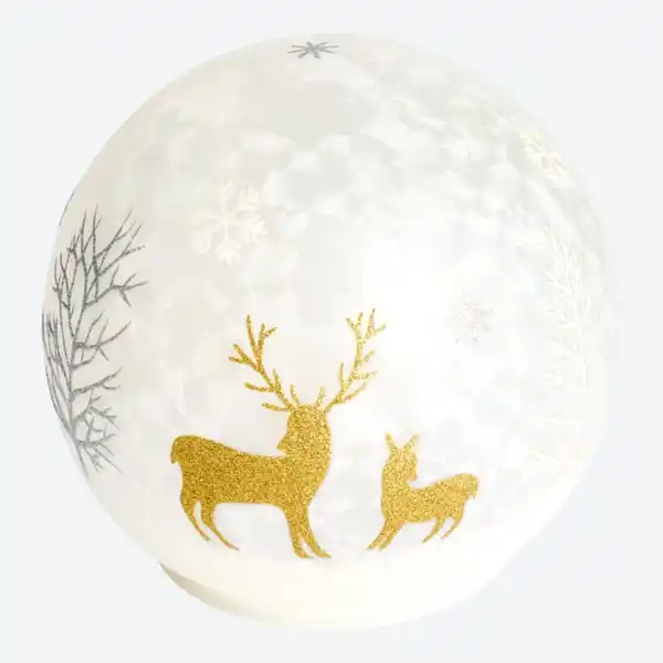 Bild 2 von LED-Glaskugel "Winterzauber" mit Timerfunktion