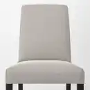 Bild 4 von NÄSINGE / BERGMUND Tisch und 4 Stühle, dunkelbraun gebeiztes Buchenfurnier/Orrsta hellgrau schwarz, 130/190x80 cm