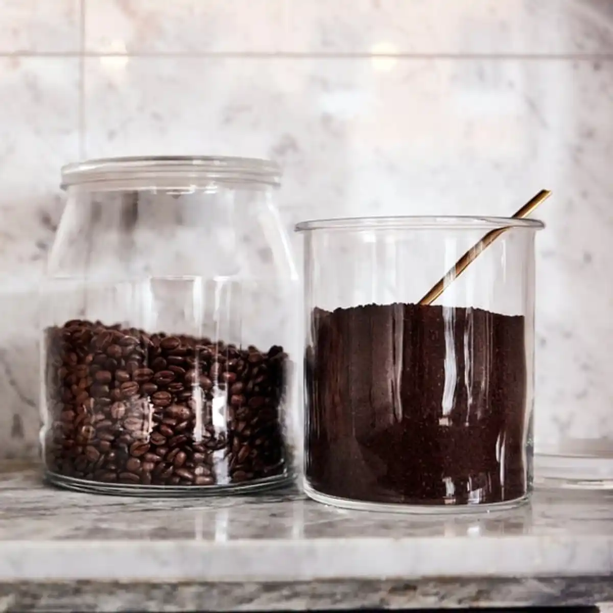 Bild 3 von IKEA 365+ Dose mit Deckel, Glas/Bambus, 1.7 l