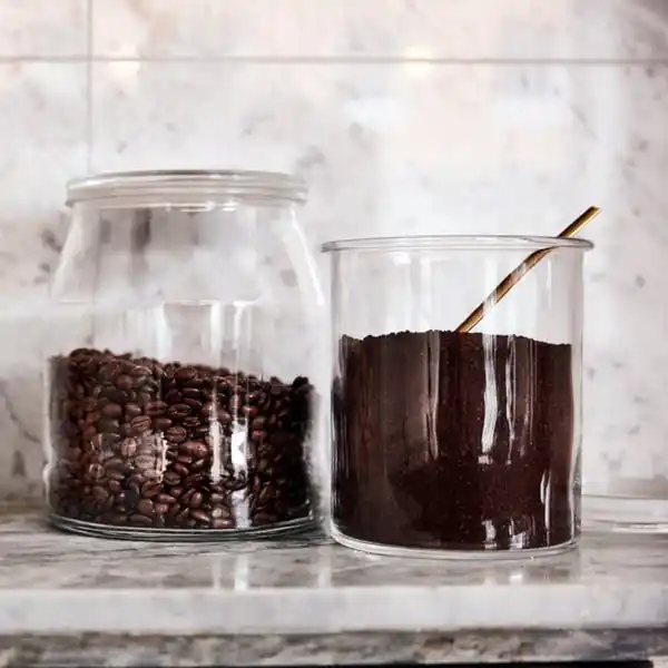 Bild 3 von IKEA 365+ Dose mit Deckel, Glas/Bambus, 1.7 l