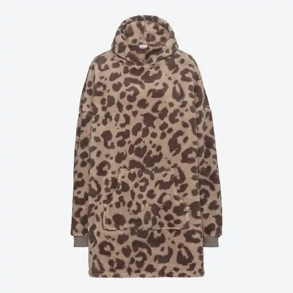 Bild 3 von Damen-Homewear-Plüsch-Sweater im Oversized-Design