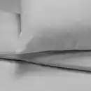 Bild 3 von GROVSNÄRJA Bettwäsche-Set, 2-teilig, grau meliert, 155x220/80x80 cm