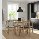 Bild 2 von NACKANÄS / NACKANÄS Tisch und 4 Stühle, Akazie/Akazie, 80 cm