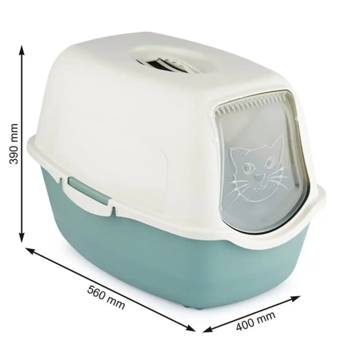 Bild 2 von Rotho MyPet Katzentoilette Eco Bailey Mistletoe Green