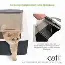Bild 2 von Catit Katzentoilette mit Abdeckung grau