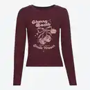 Bild 2 von Damen-Langarmshirt mit Frontaufdruck