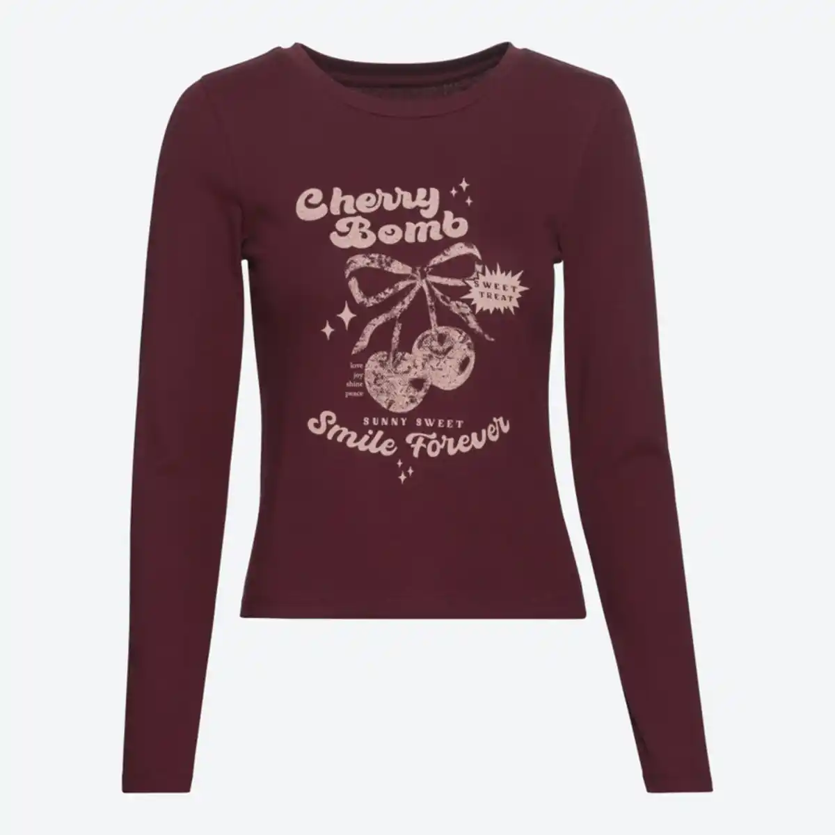 Bild 2 von Damen-Langarmshirt mit Frontaufdruck