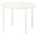 Bild 1 von VIHALS Tisch, weiß/weiß, 107 cm