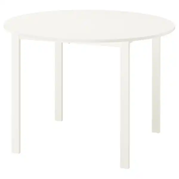 Bild 1 von VIHALS Tisch, weiß/weiß, 107 cm