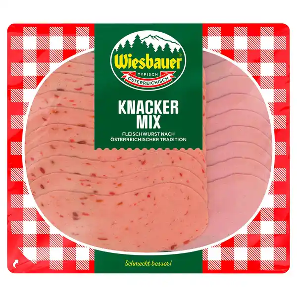 Bild 1 von WIESBAUER Aufschnitt, Knackermix 200 g