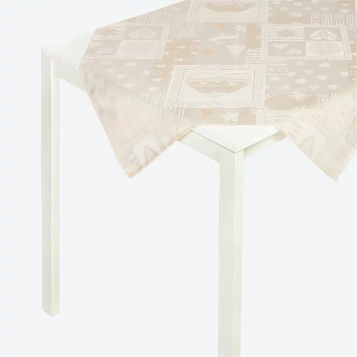 Bild 1 von Mitteldecke mit Jacquard-Muster, ca. 80x80 cm