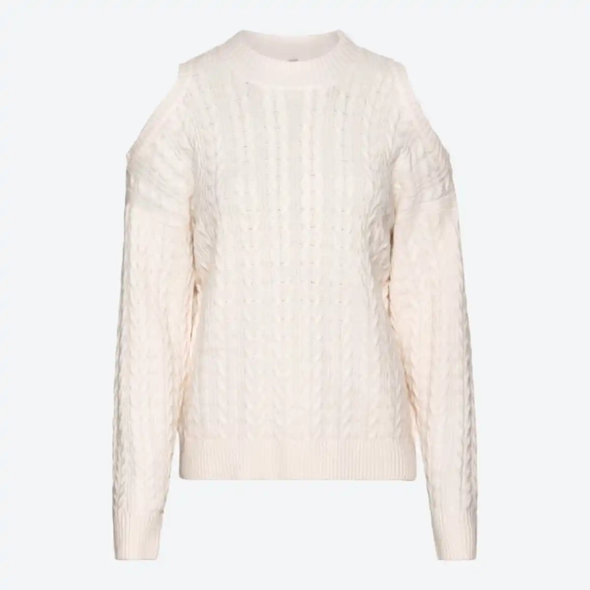 Bild 2 von Damen-Zopfstrickpullover mit Cut-Outs
