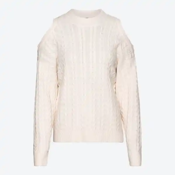 Bild 2 von Damen-Zopfstrickpullover mit Cut-Outs
