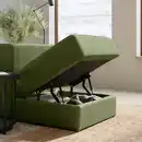 Bild 3 von JÄTTEBO 2er-Sitzelement, mit Nackenkissen/Samsala dunkelgelbgrün