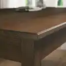 Bild 3 von NÄSINGE / BERGMUND Tisch und 4 Stühle, dunkelbraun gebeiztes Buchenfurnier/Orrsta hellgrau schwarz, 130/190x80 cm