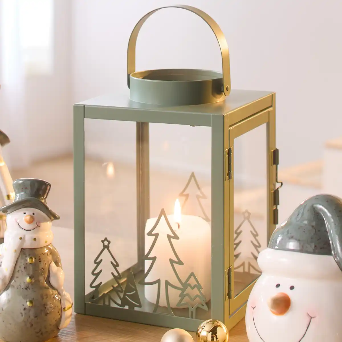 Bild 1 von Laterne aus Metall, ca. 13x13x19 cm