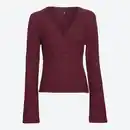 Bild 2 von Damen-Langarmshirt mit Trompetenärmeln