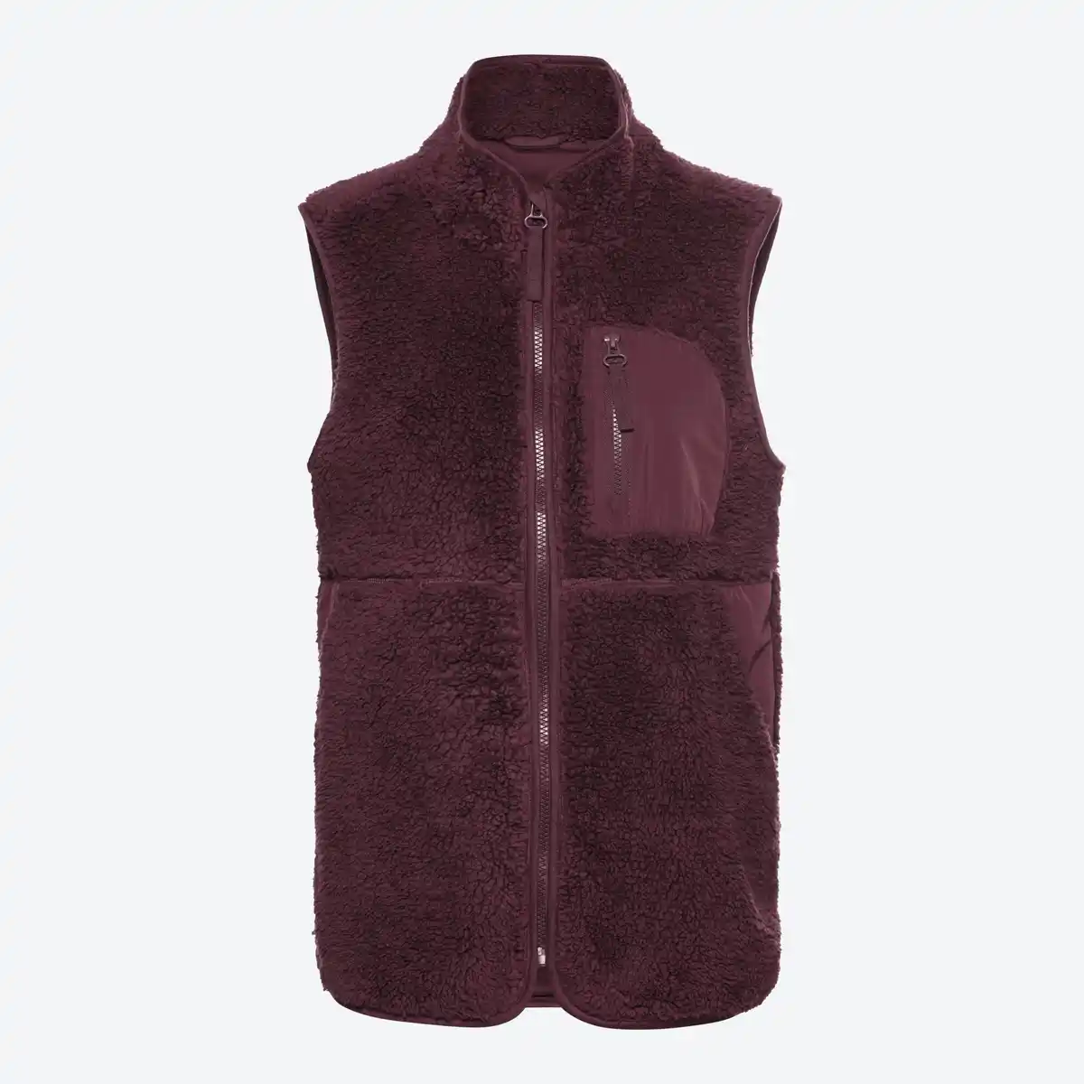 Bild 1 von Damen-Indoor-Teddy-Weste mit Brusttasche