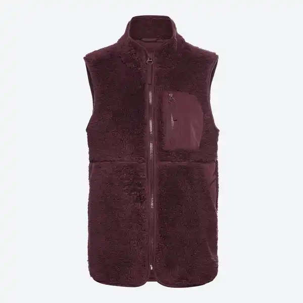 Bild 1 von Damen-Indoor-Teddy-Weste mit Brusttasche