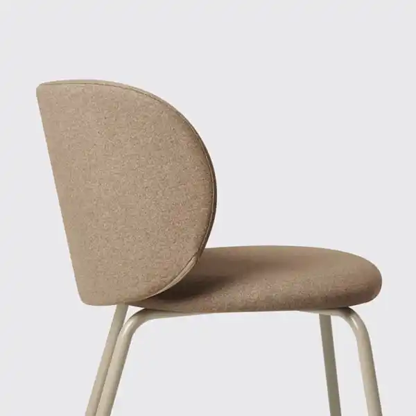 Bild 4 von DOCKSTA / KRYLBO Tisch und 4 Stühle, weiß weiß/Tonerud dunkelbeige, 103 cm