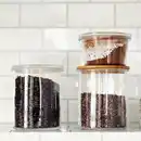 Bild 2 von IKEA 365+ Dose mit Deckel, Glas/Bambus, 1.7 l