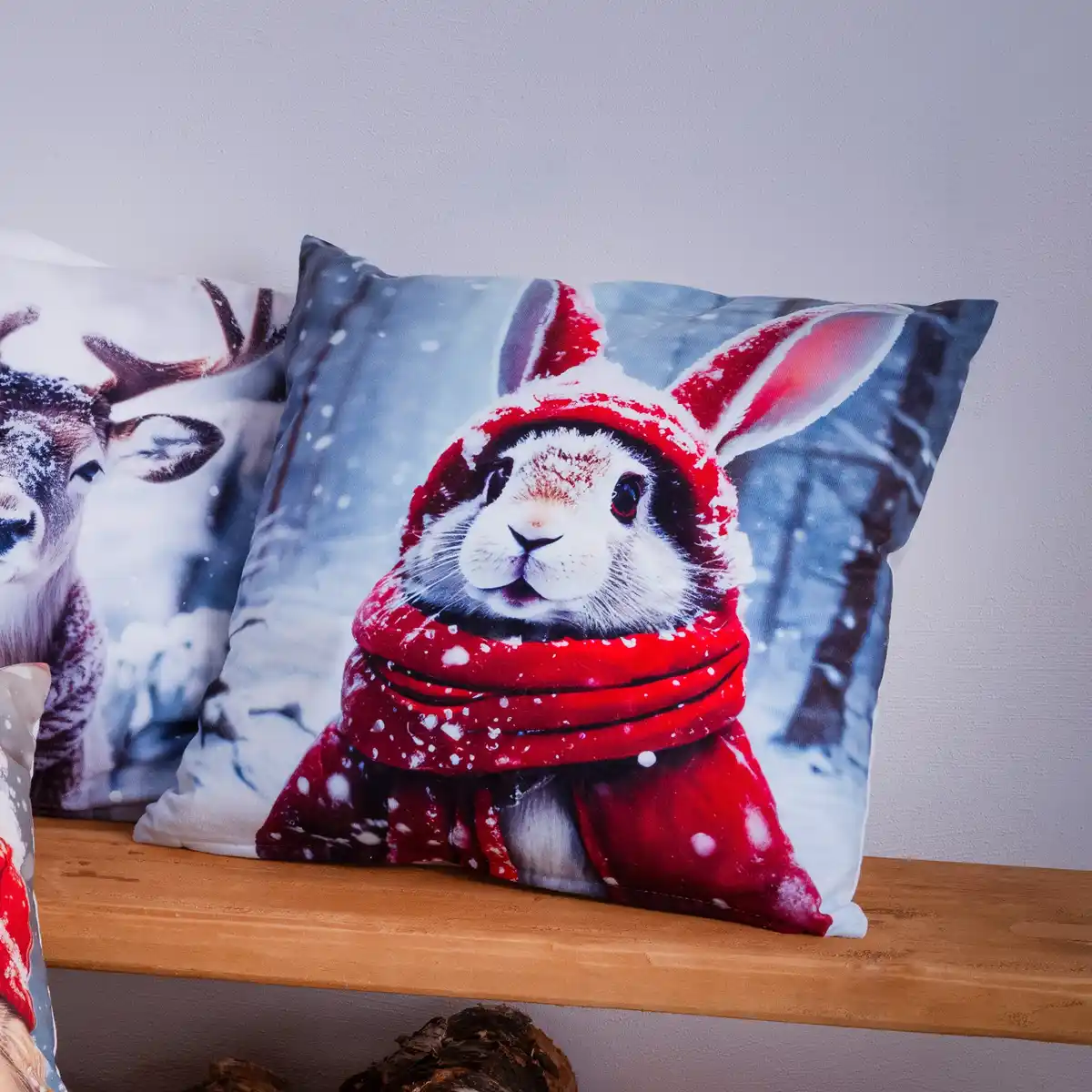 Bild 1 von Kissenhülle mit Tier-Motiven, ca. 40x40 cm