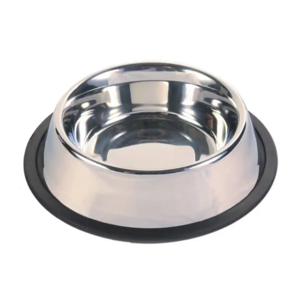 Bild 1 von Trixie Edelstahlnapf mit Gummiring 0,45 l / ø 19 cm