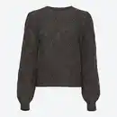 Bild 1 von Damen-Ajour-Pullover mit Lurex-Effektgarn