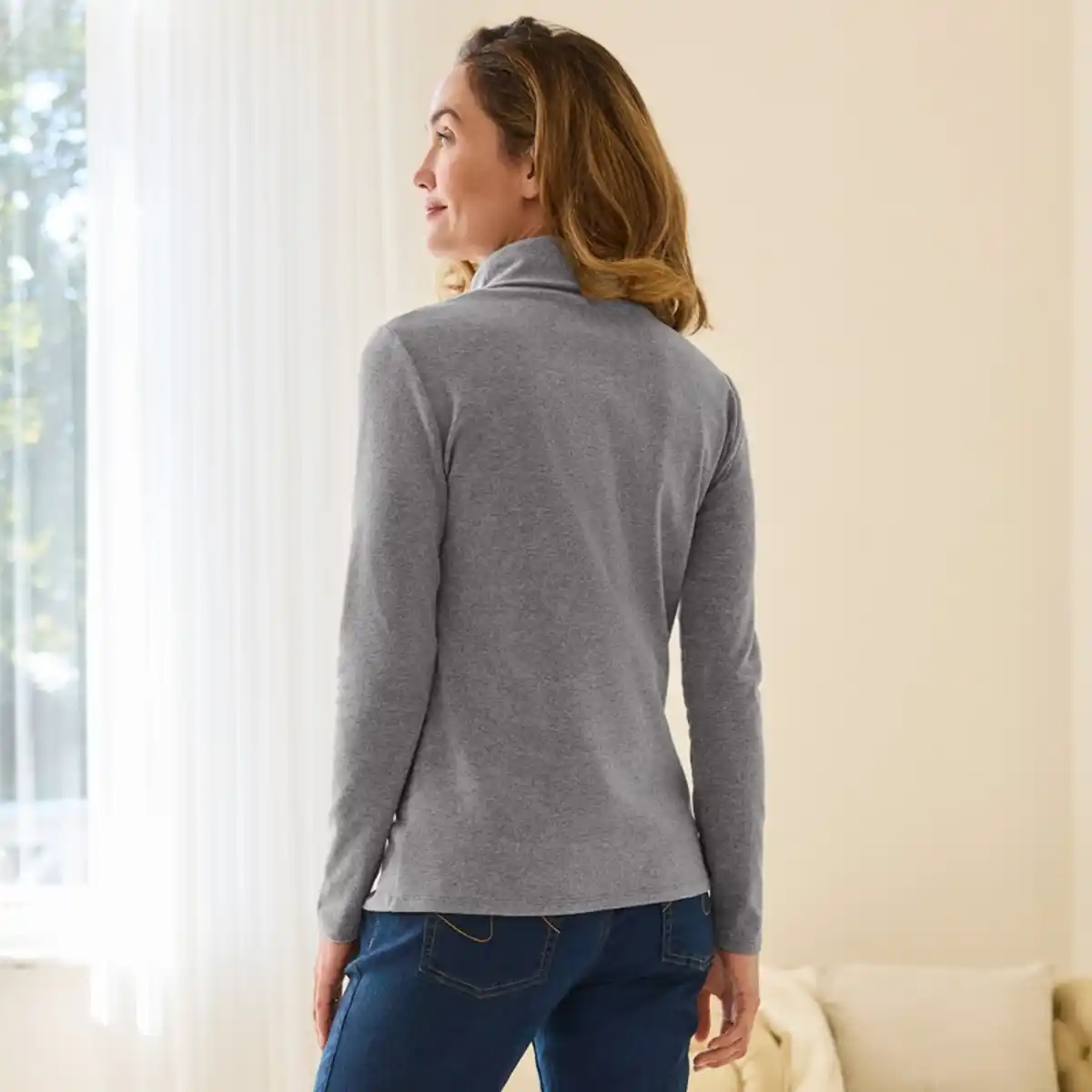 Bild 4 von Damen-Thermo-Shirt mit Rollkragen