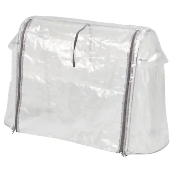 Bild 1 von ASPAREN Abdeckung für Pflanzelement, für draußen/transparent weiß, 83x51x31 cm