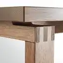 Bild 4 von MÖRBYLÅNGA / LUSTEBO Tisch und 4 Stühle, Eichenfurnier braun las./Viarp beige/braun, 140 cm