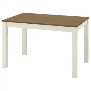 ÅLHULT Tisch, beige/braun, 120x80 cm