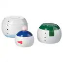 Bild 1 von VINTERFINT Dose mit Deckel 3er-Set, Schneemann