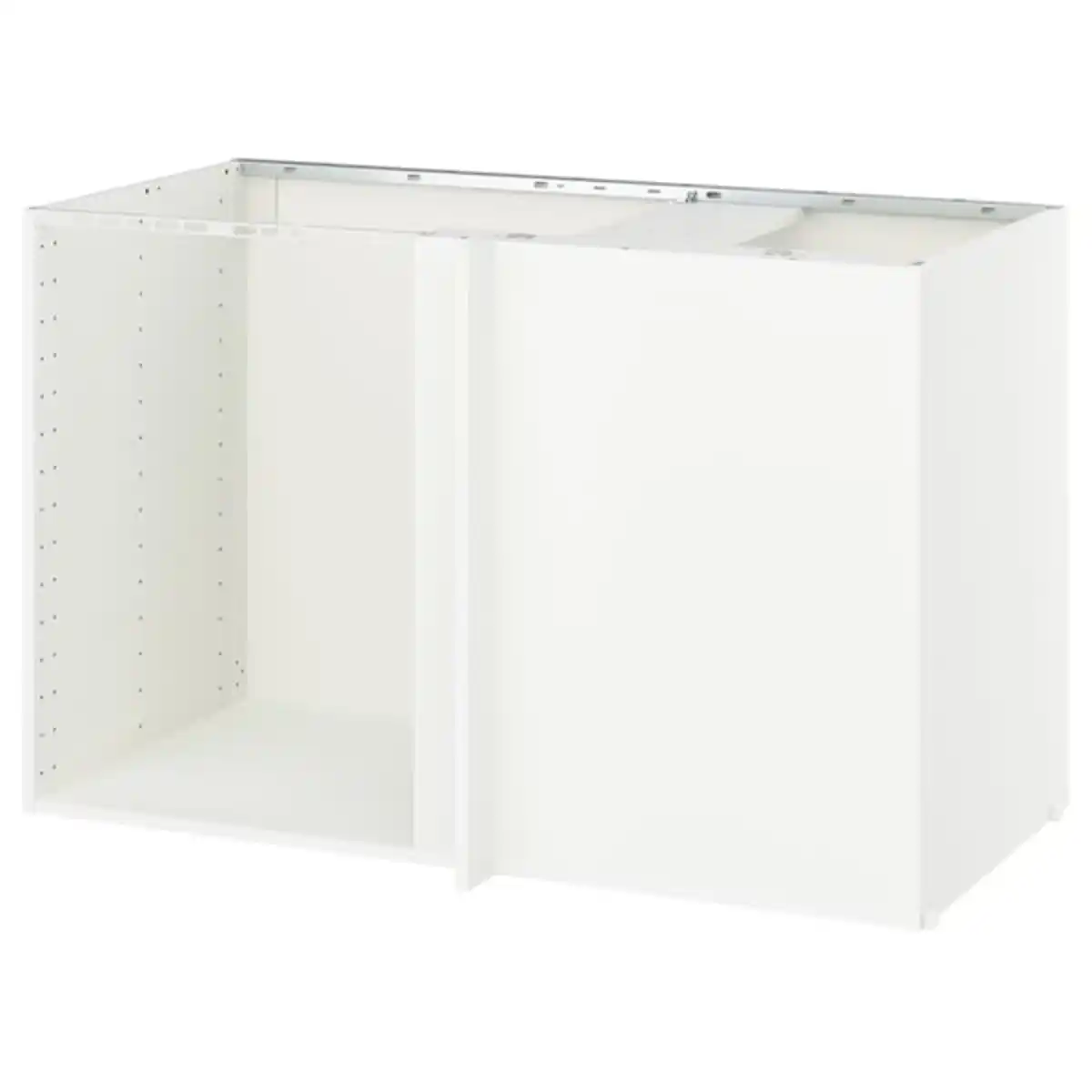 Bild 1 von METOD Korpus Eckunterschrank, weiß, 128x60x80 cm