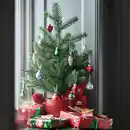 Bild 2 von VINTERFINT Topfpflanze, künstlich, drinnen/draußen/Weihnachtsbaum grün, 12 cm