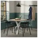 Bild 3 von MARIEDAMM Tisch, weiß Eiche, 105 cm