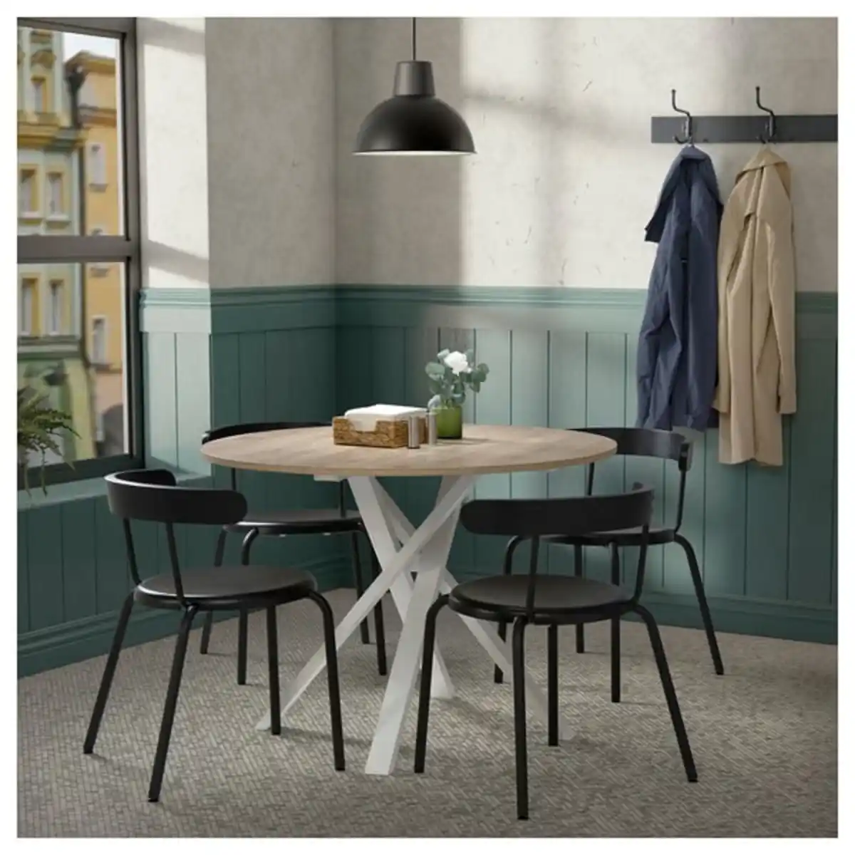 Bild 3 von MARIEDAMM Tisch, weiß Eiche, 105 cm