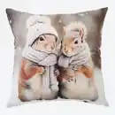 Bild 2 von Kissenhülle mit Tier-Motiven, ca. 40x40 cm