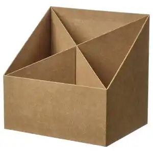 GÄRDESGÅRD Schreibutensilienfach, naturfarben, 16x16 cm