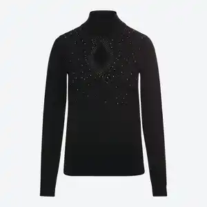 Damen-Pullover mit Glitzersteinchen