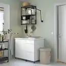 Bild 3 von DIMPA Sortierbeutel mit Deckel, helles Graubeige, 50 l