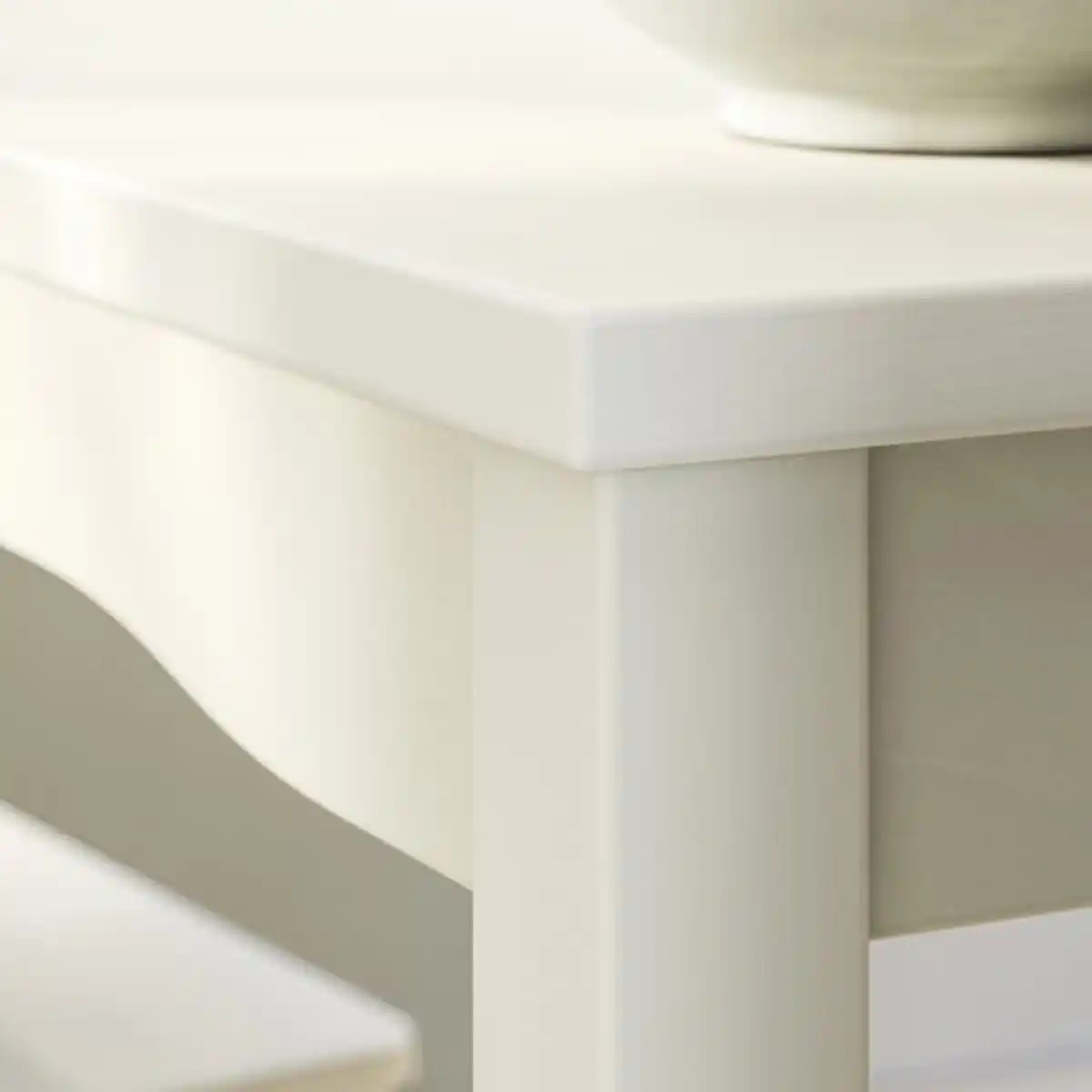 Bild 4 von HAUGA Tisch, weiß/Birkenfurnier, 118x74 cm