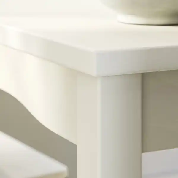 Bild 4 von HAUGA Tisch, weiß/Birkenfurnier, 118x74 cm