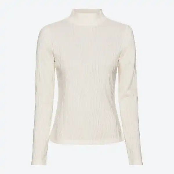 Bild 2 von Damen-Langarmshirt mit Struktur