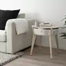 Bild 3 von STARKVIND Tisch mit Luftreiniger, Zusatzgasfilter gebeiztes Eichenfurnier/weiß