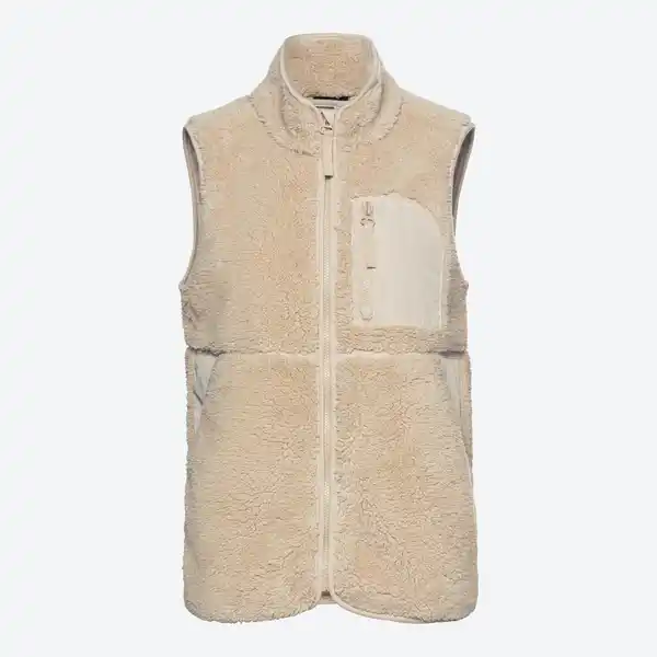 Bild 1 von Damen-Indoor-Teddy-Weste mit Brusttasche